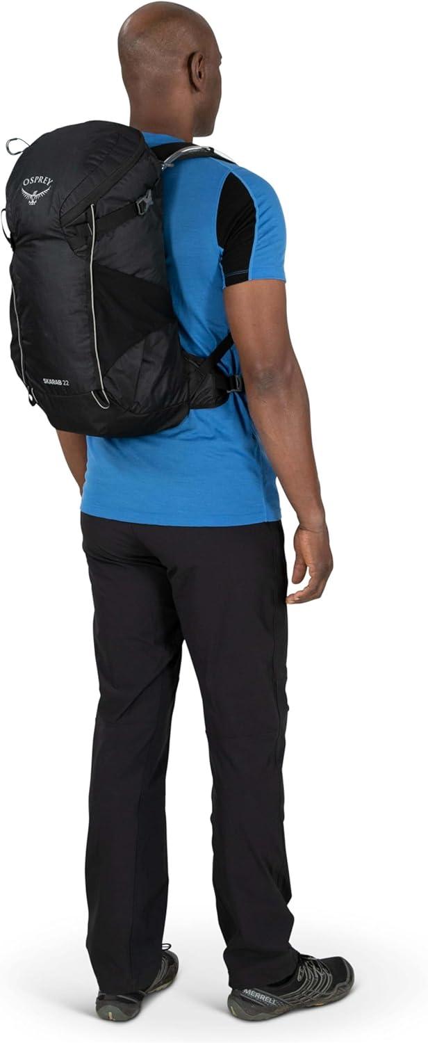 imageOsprey Skarab Mens Hiking Backpack with Hydraulics ReservoirFirestarter Orange