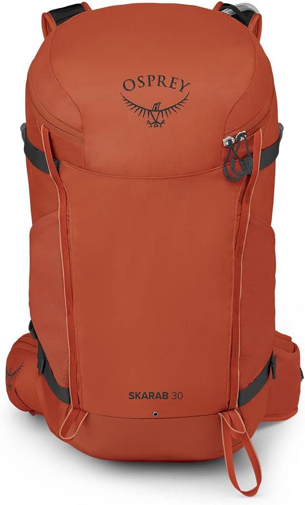 imageOsprey Skarab Mens Hiking Backpack with Hydraulics ReservoirFirestarter Orange