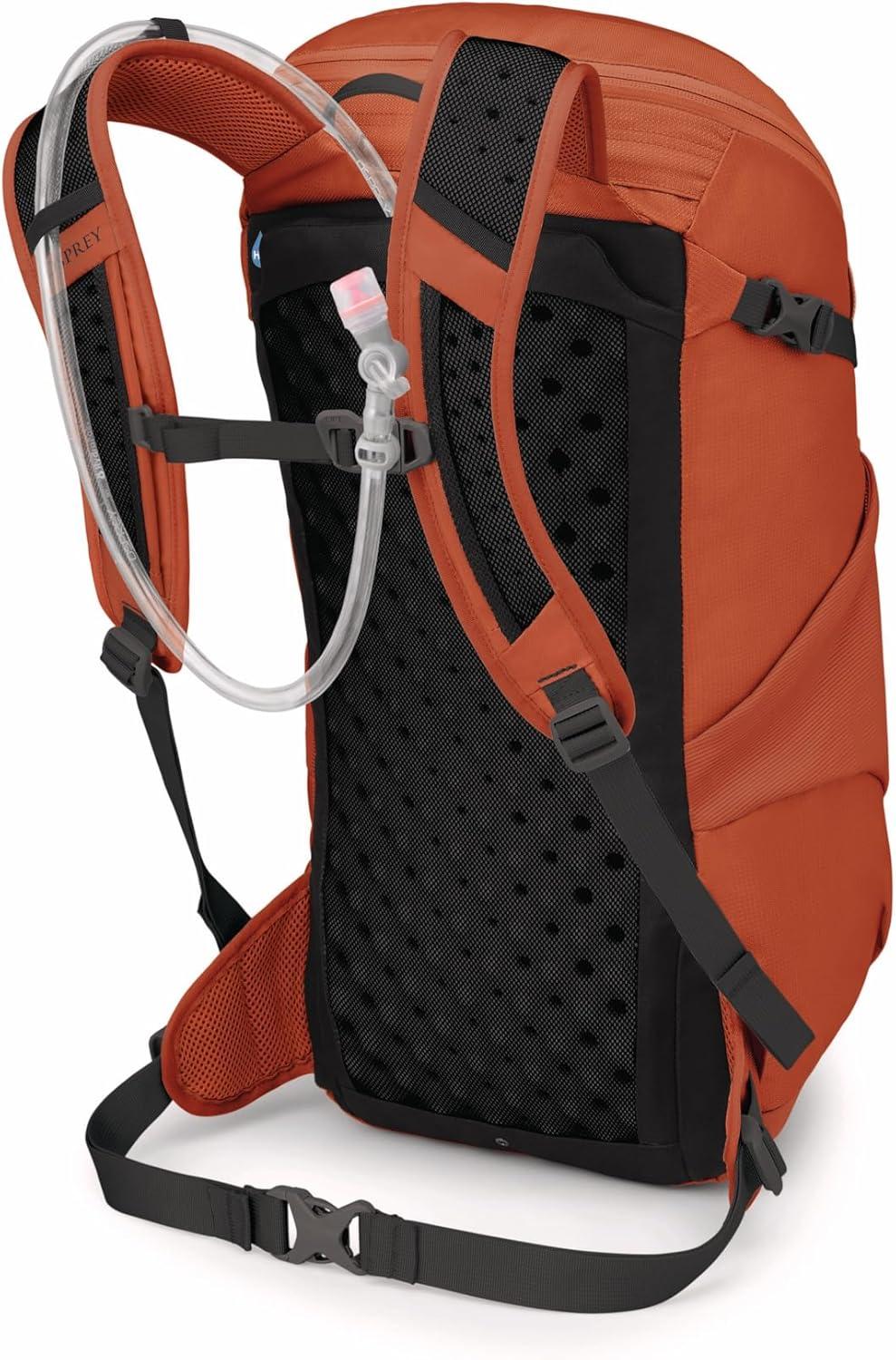 imageOsprey Skarab Mens Hiking Backpack with Hydraulics ReservoirFirestarter Orange
