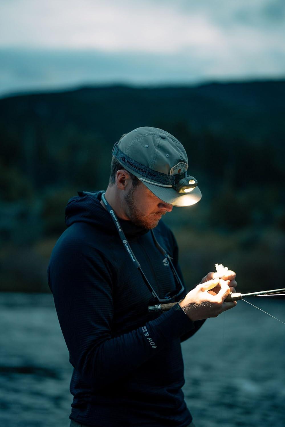 imagePrinceton Tec Vizz Headlamp 550 Lumen Dimmable LED IPX7 Water Resistance Essential Outdoor Accessory for Hiking Backpacking Camping Running and Safety Preparedness Green New VersionGreen