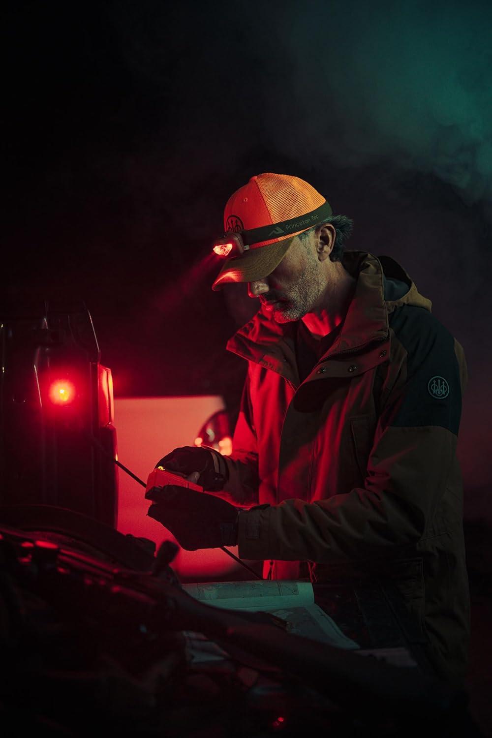 imagePrinceton Tec Vizz Headlamp 550 Lumen Dimmable LED IPX7 Water Resistance Essential Outdoor Accessory for Hiking Backpacking Camping Running and Safety Preparedness Green New VersionGreen