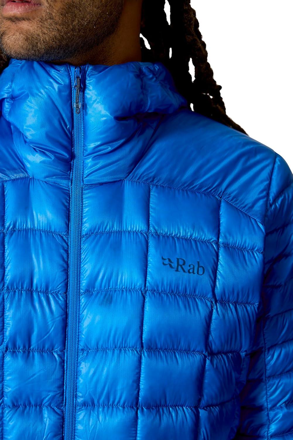 imageRab Mens Mythic Alpine Light Jacket Down Insulated WaterRepellent Windproof Coat for Hiking Climbing ampamp MountaineeringMaya Blue