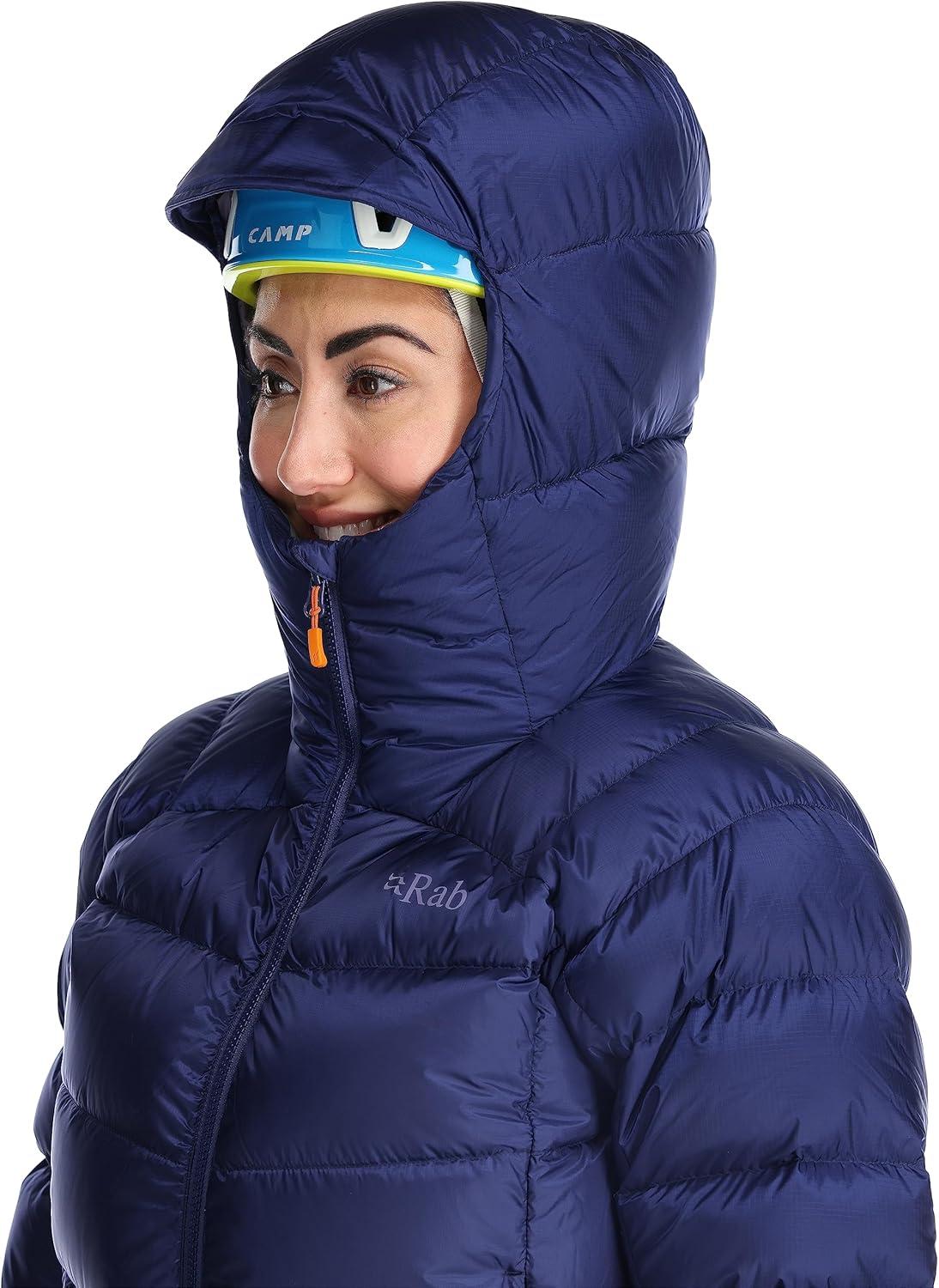 imageRab Womens Neutrino Pro Hoody Lightweight Warm Down Coat for Climbing ampamp MountaineeringPatriot Blue