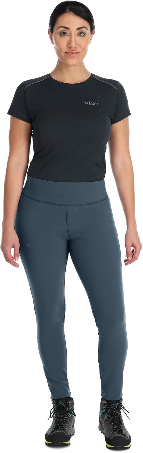 imageRab Womens Rhombic Tights Lightweight Stretch FullLength Leggings for Hiking Trekking ampamp MountaineeringOrion Blue