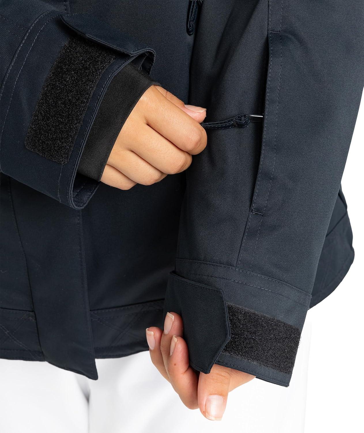 imageRoxy womens Billie Jacket 10k Waterproof Snow Jacket Tailored Fit Pfasfree InsulatedAnthracite