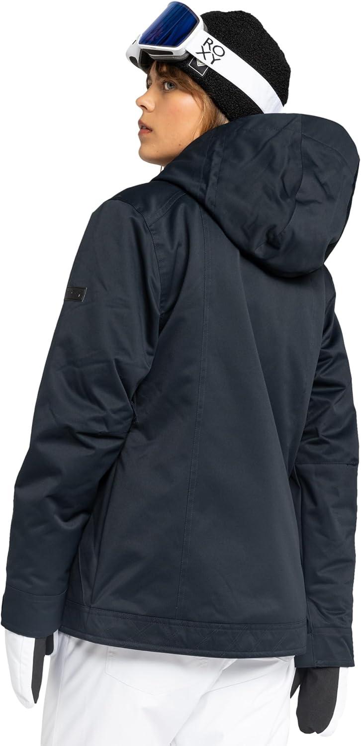 imageRoxy womens Billie Jacket 10k Waterproof Snow Jacket Tailored Fit Pfasfree InsulatedAnthracite