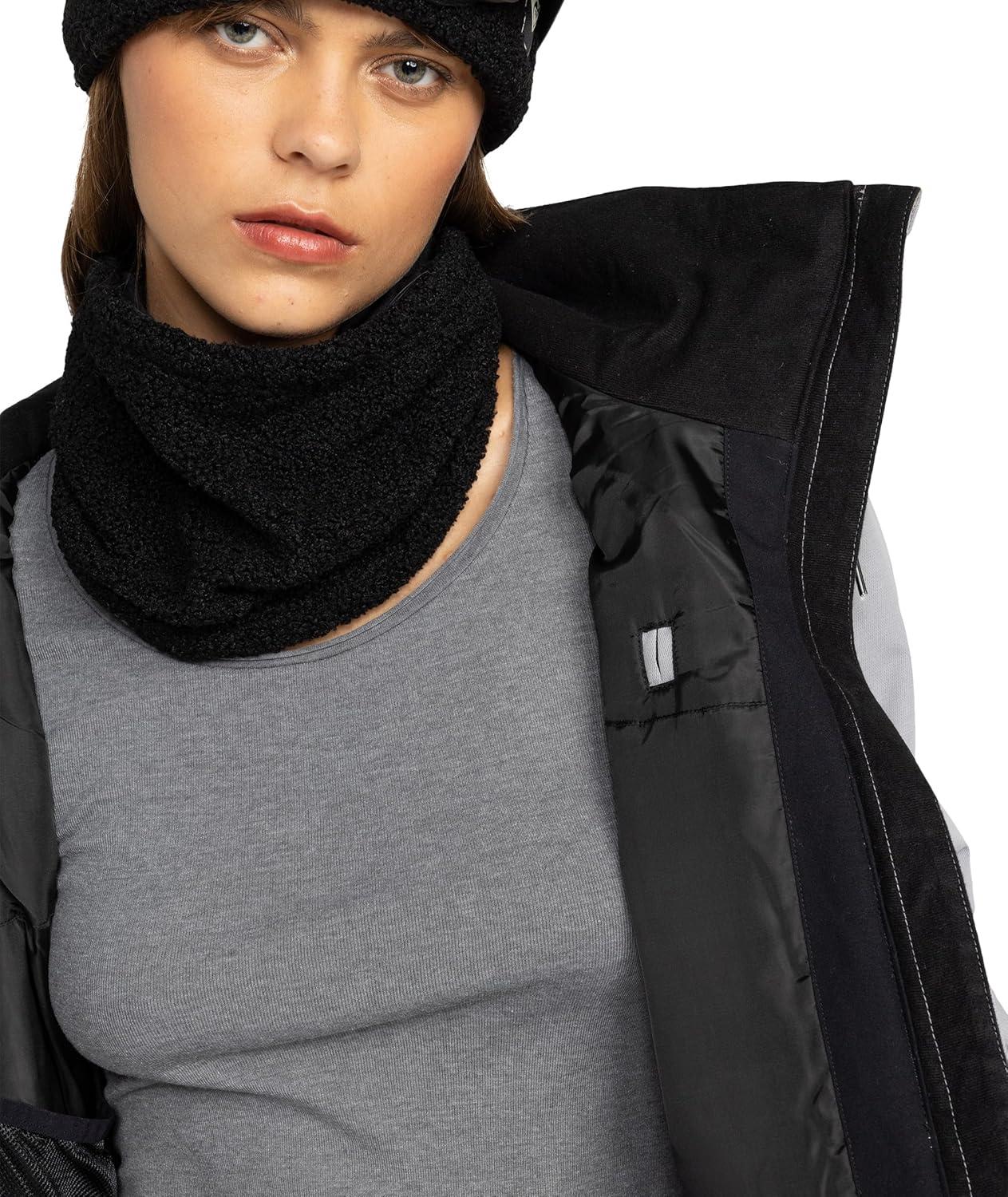 imageRoxy womens Billie Jacket 10k Waterproof Snow Jacket Tailored Fit Pfasfree InsulatedGrey