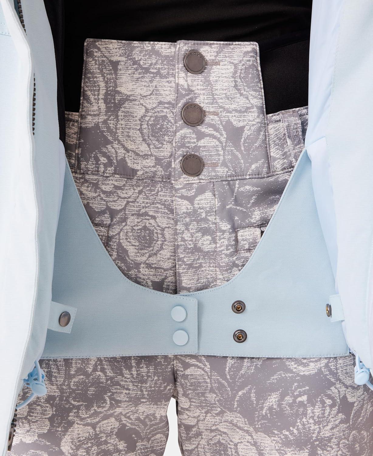 imageRoxy womens Billie Jacket 10k Waterproof Snow Jacket Tailored Fit Pfasfree InsulatedLight Blue