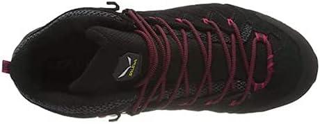 imageSalewa Mens Alp Mate Mid Waterproof Trekking ampamp Hiking BootBlack Out Virtual Pink