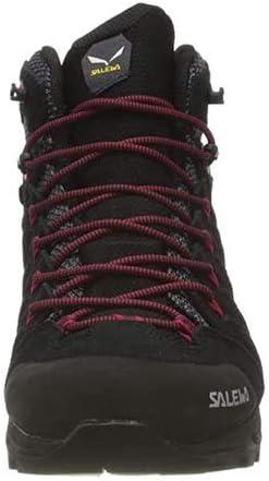 imageSalewa Mens Alp Mate Mid Waterproof Trekking ampamp Hiking BootBlack Out Virtual Pink