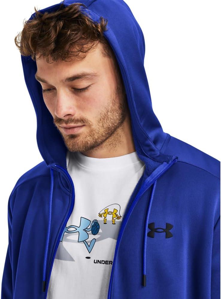 imageUnder Armour Mens Armourfleece Full Zip Hoodie400 Team Royal Black