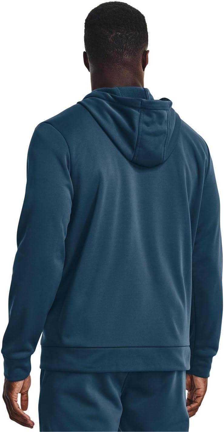 imageUnder Armour Mens Armourfleece Full Zip Hoodie437 Petrol Blue Pewter