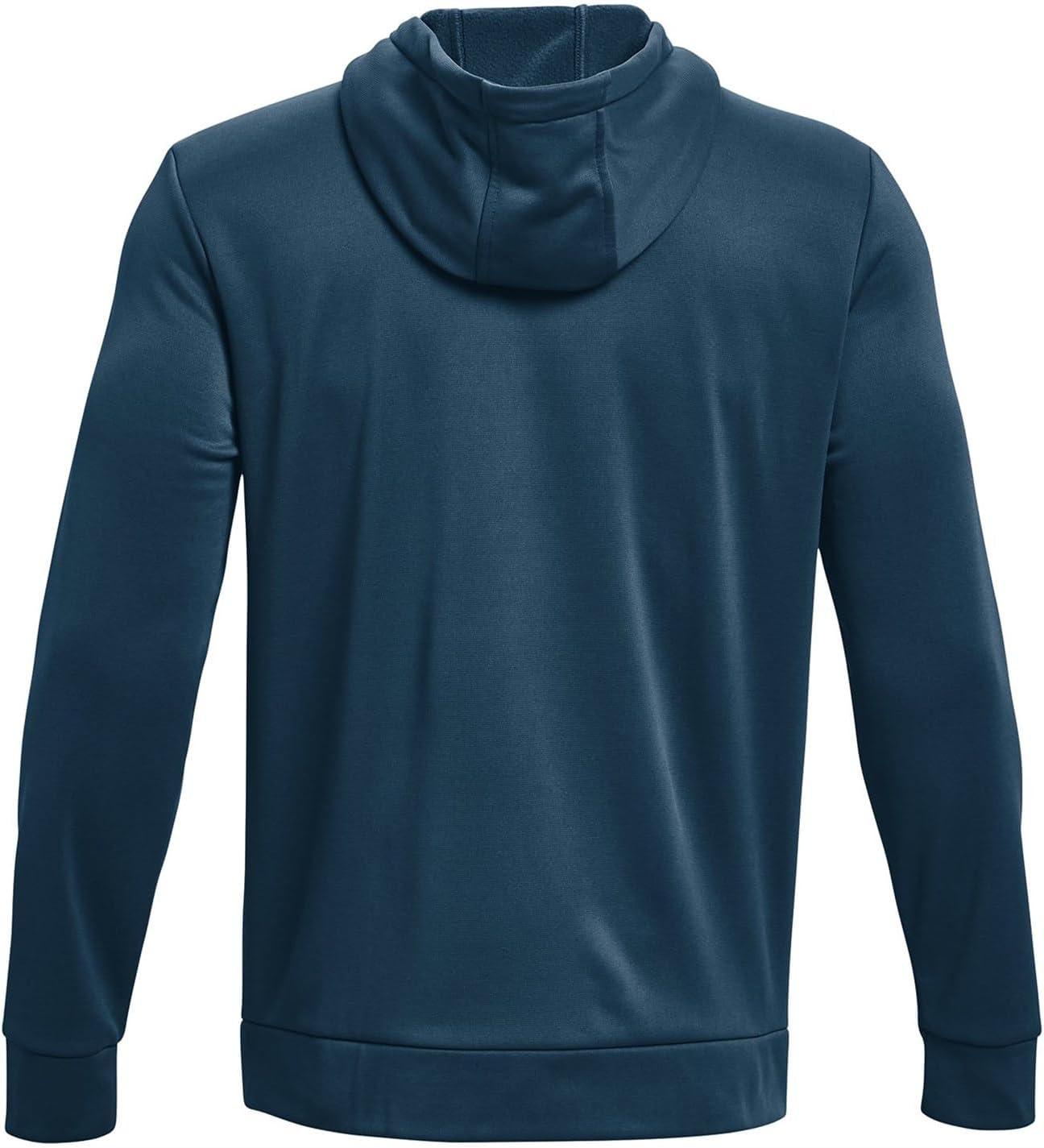 imageUnder Armour Mens Armourfleece Full Zip Hoodie437 Petrol Blue Pewter