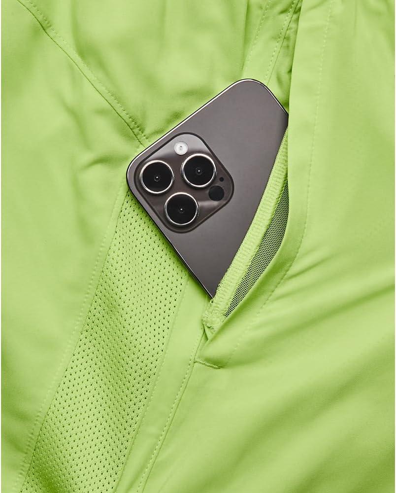 imageUnder Armour Mens Launch Run 5quot Shorts304 Morph Green Morph Green Reflective