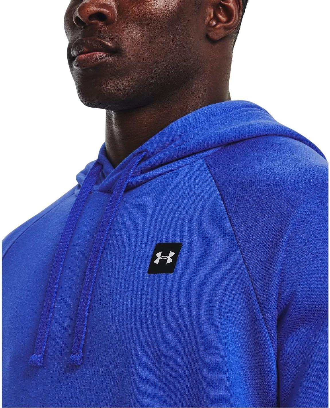 imageUnder Armour Mens Rival Fleece Sportstyle Logo Hoodie486 Versa Blue Onyx White