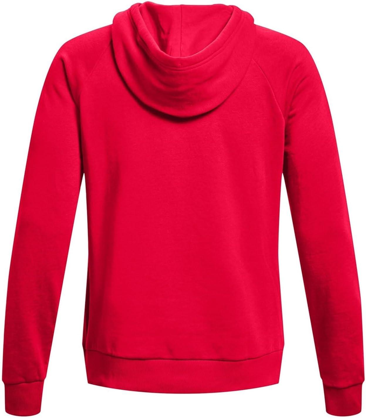 imageUnder Armour Mens Rival Fleece Sportstyle Logo Hoodie600 Red Onyx White