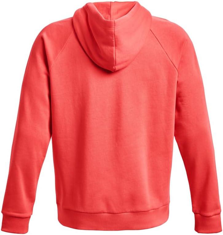 imageUnder Armour Mens Rival Fleece Sportstyle Logo Hoodie690 Venom Red White