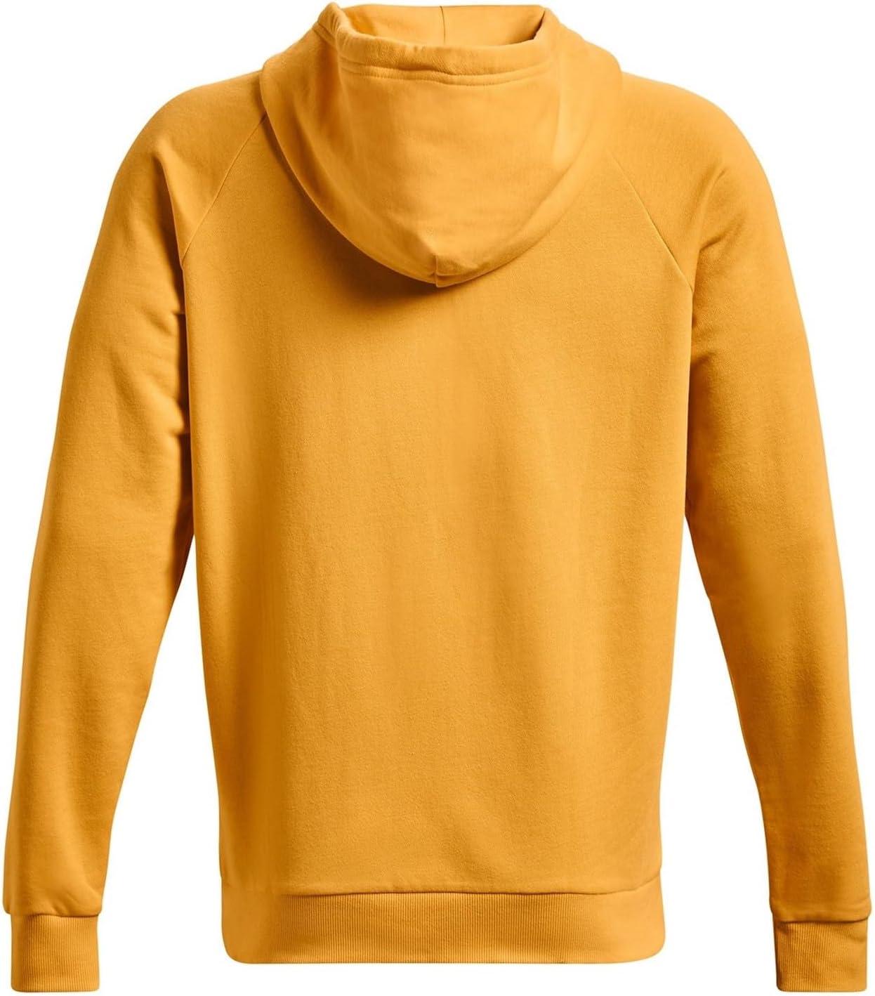 imageUnder Armour Mens Rival Fleece Sportstyle Logo Hoodie782 Rise Onyx White