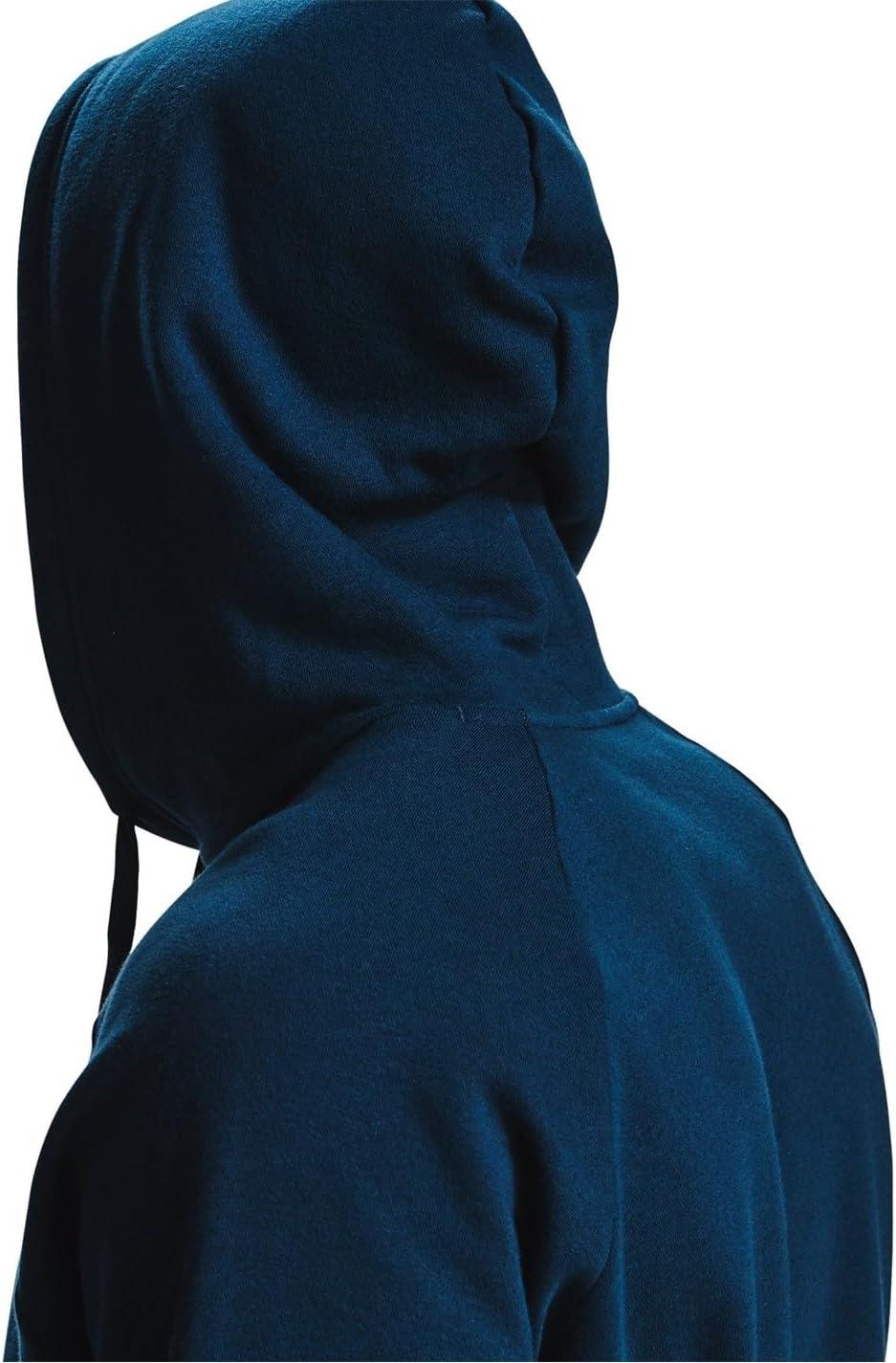 imageUnder Armour Mens Rival Fleece Sportstyle Logo HoodieAcademy Blue 408Onyx White