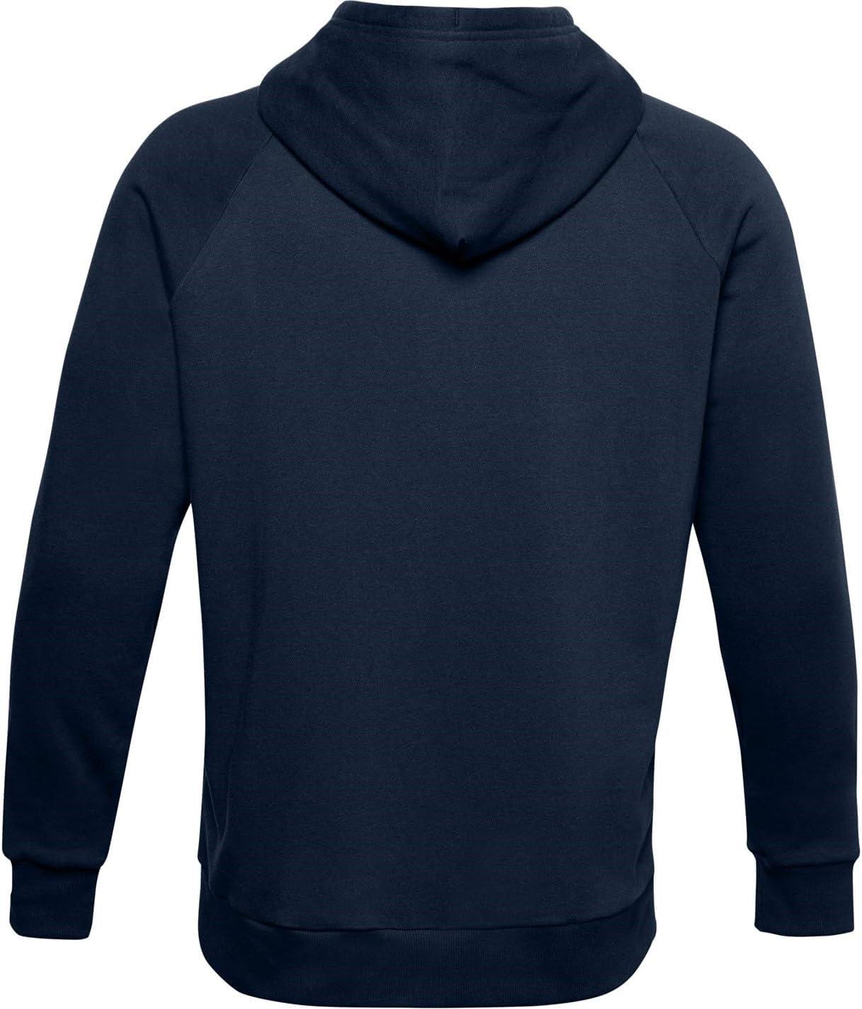 imageUnder Armour Mens Rival Fleece Sportstyle Logo HoodieAcademy Blue 408Onyx White