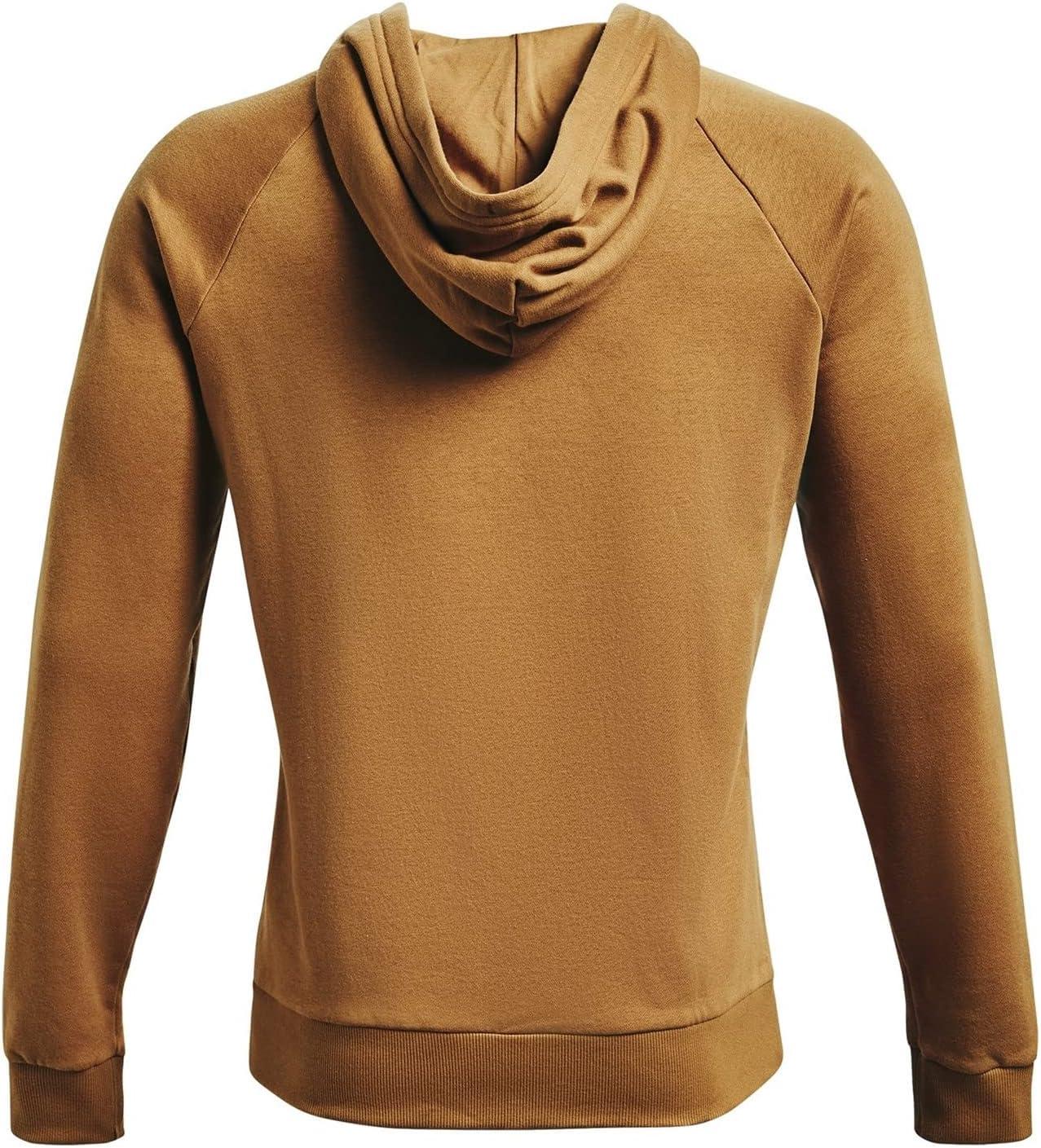 imageUnder Armour Mens Rival Fleece Sportstyle Logo HoodieAntique Ochre 277Omega Orange