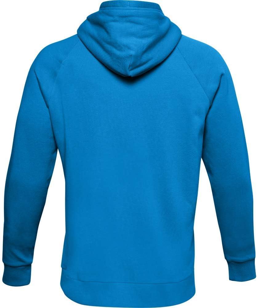 imageUnder Armour Mens Rival Fleece Sportstyle Logo HoodieElectric Blue 428Onyx White