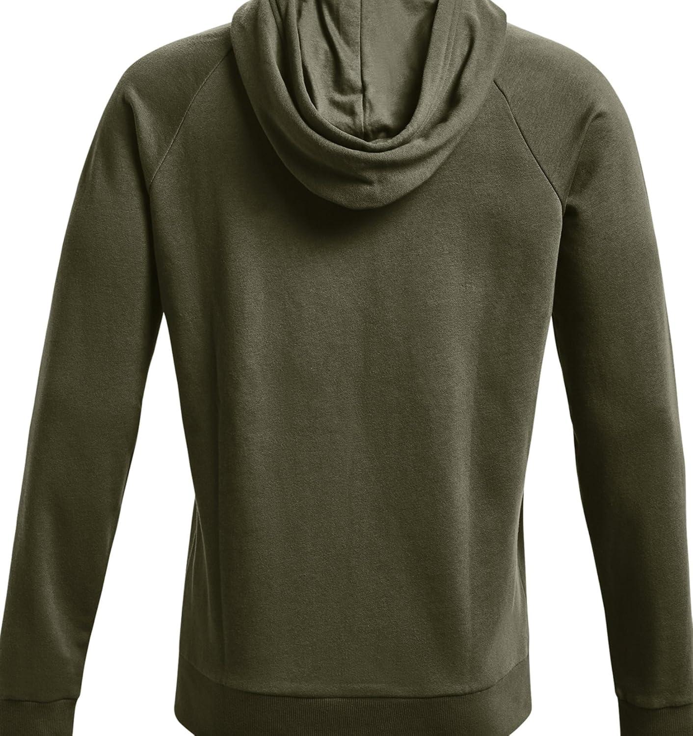 imageUnder Armour Mens Rival Fleece Sportstyle Logo HoodieMarine Od Green 390Black