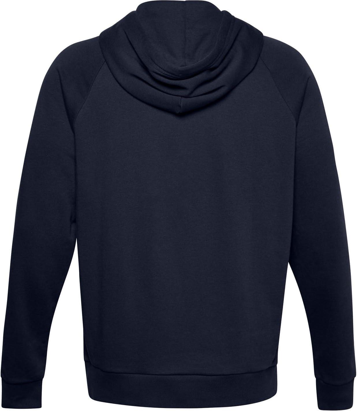 imageUnder Armour Mens Rival Fleece Sportstyle Logo HoodieMidnight Navy 410Onyx White