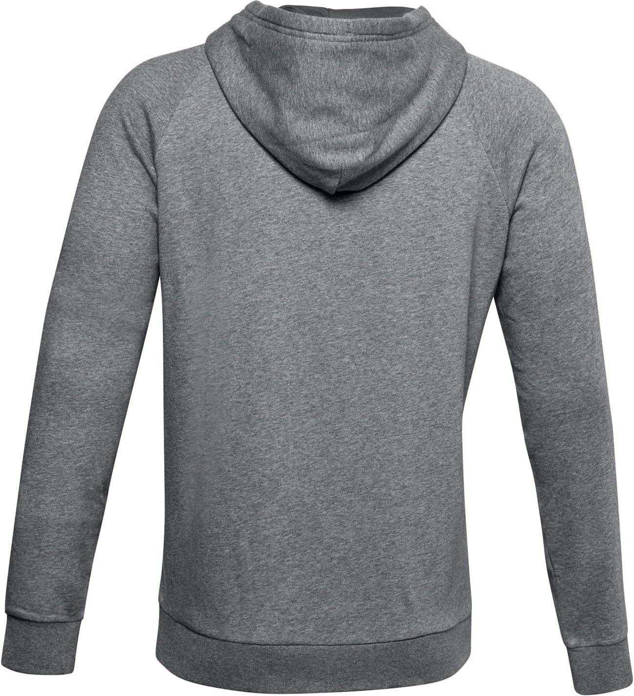 imageUnder Armour Mens Rival Fleece Sportstyle Logo HoodiePitch Gray Light Heather 012Black