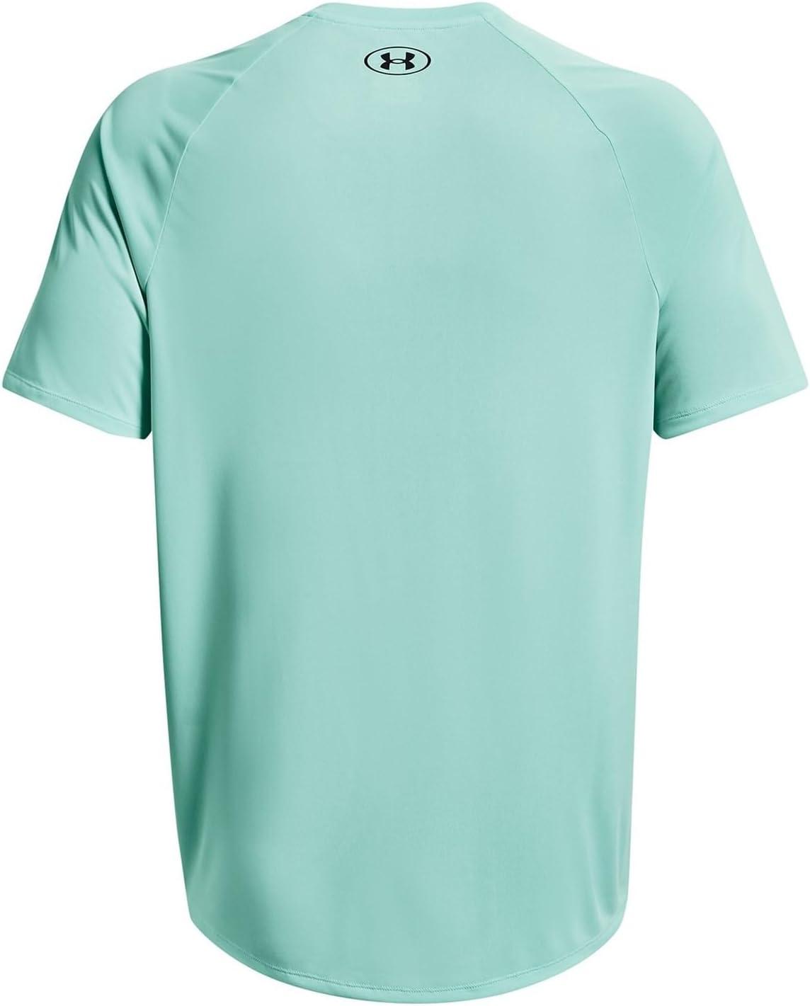 imageUnder Armour Mens Tech 20 ShortSleeve TShirt362 Neo Turquoise Black