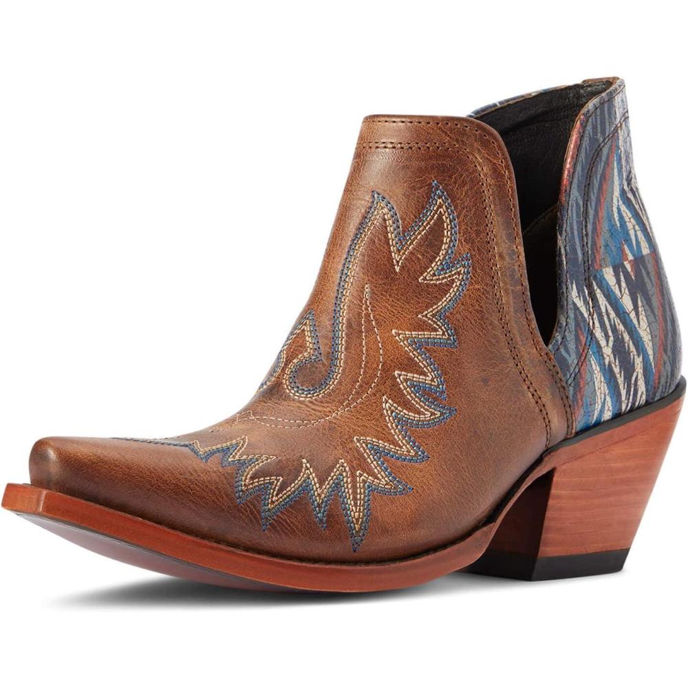 imageARIAT womens Dixon Chimayo Western BootFiery Tan