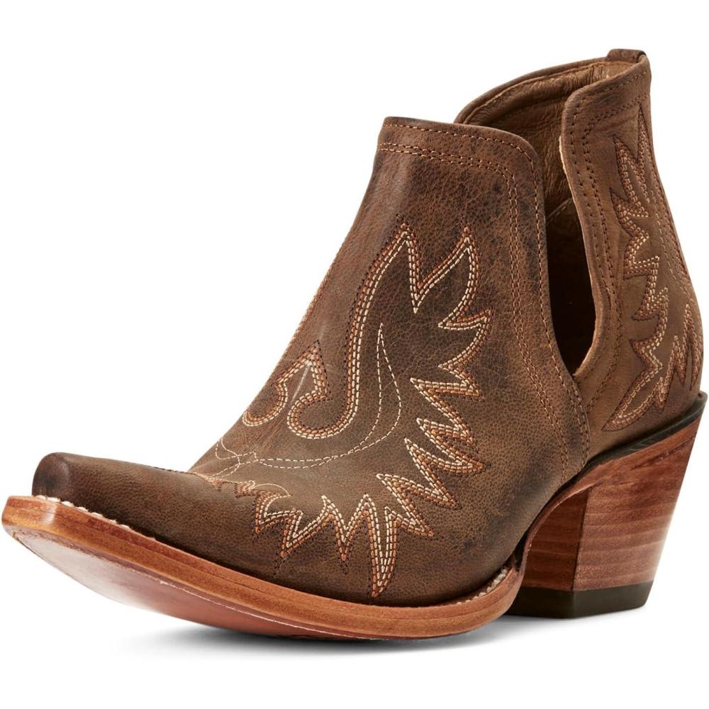 imageARIAT womens Dixon Chimayo Western BootWeathered Brown
