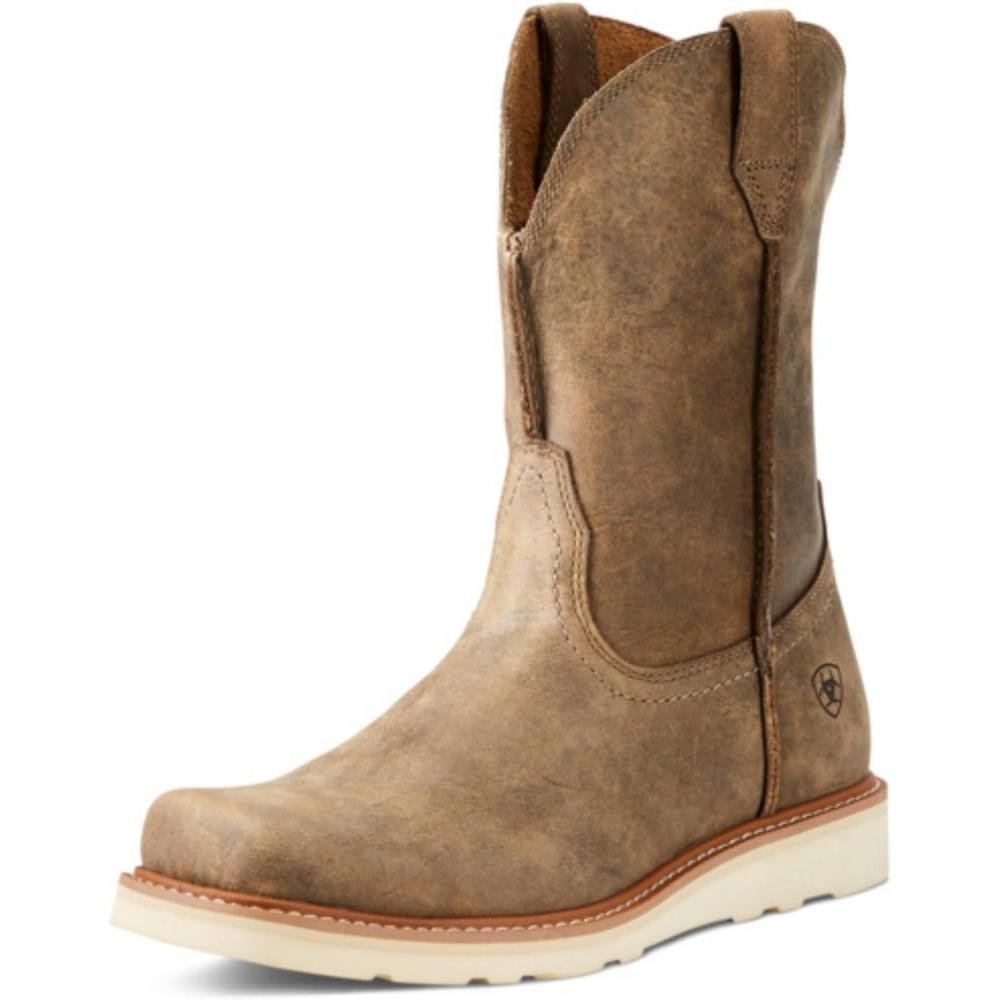 imageAriat Rambler Recon Western Boots Mens Square Toe Work BootBrown Bomber