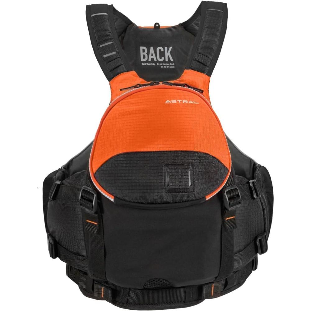 imageAstral Bowen Life Jacket  Lightweight USCG Type III PFD Adult Life Vest for Fishing Touring SUP ampamp WhitewaterFire Orange