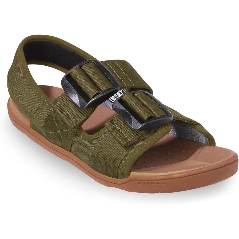 imageAstral Mens Webber Sandals Comfortable QuickDrying Water Slides for Water Sports Rafting ampamp Casual WearOlive Green