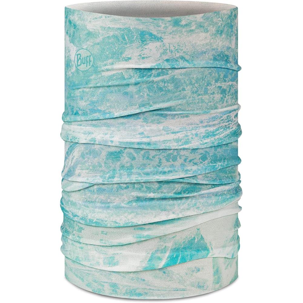 imageBUFF CoolNet UV Neck Gaiter UPF 50 Sun Protection Breathable Versatile Quick Dry Face Mask MultiColored Adult SizeAspect Teal