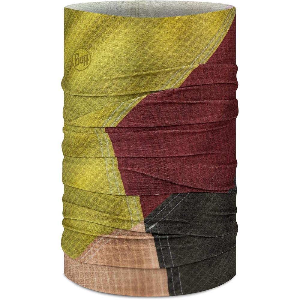 imageBUFF CoolNet UV Neck Gaiter UPF 50 Sun Protection Breathable Versatile Quick Dry Face Mask MultiColored Adult SizeBlok3 Multi