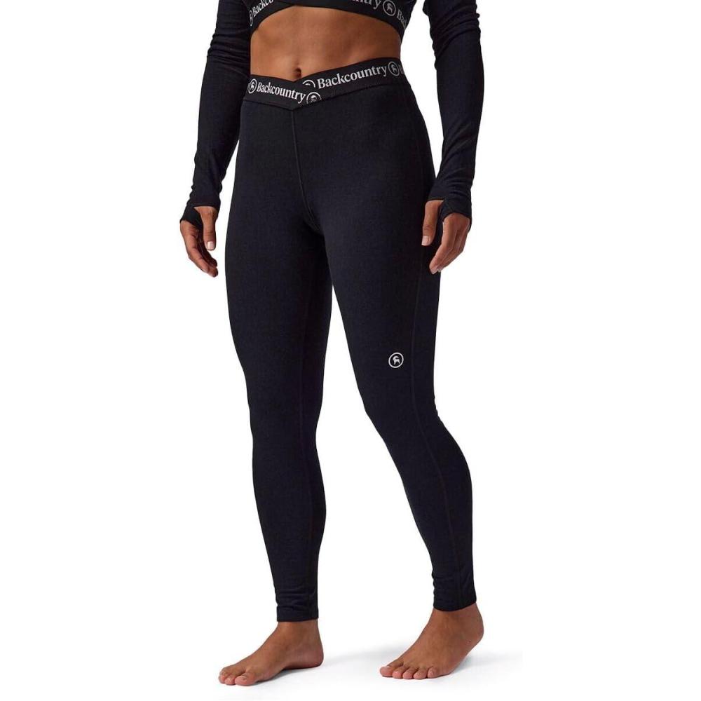 imageBackcountry Cedars RWS Merino LtWt Baselayer VWaist Bottom  WomensBlack
