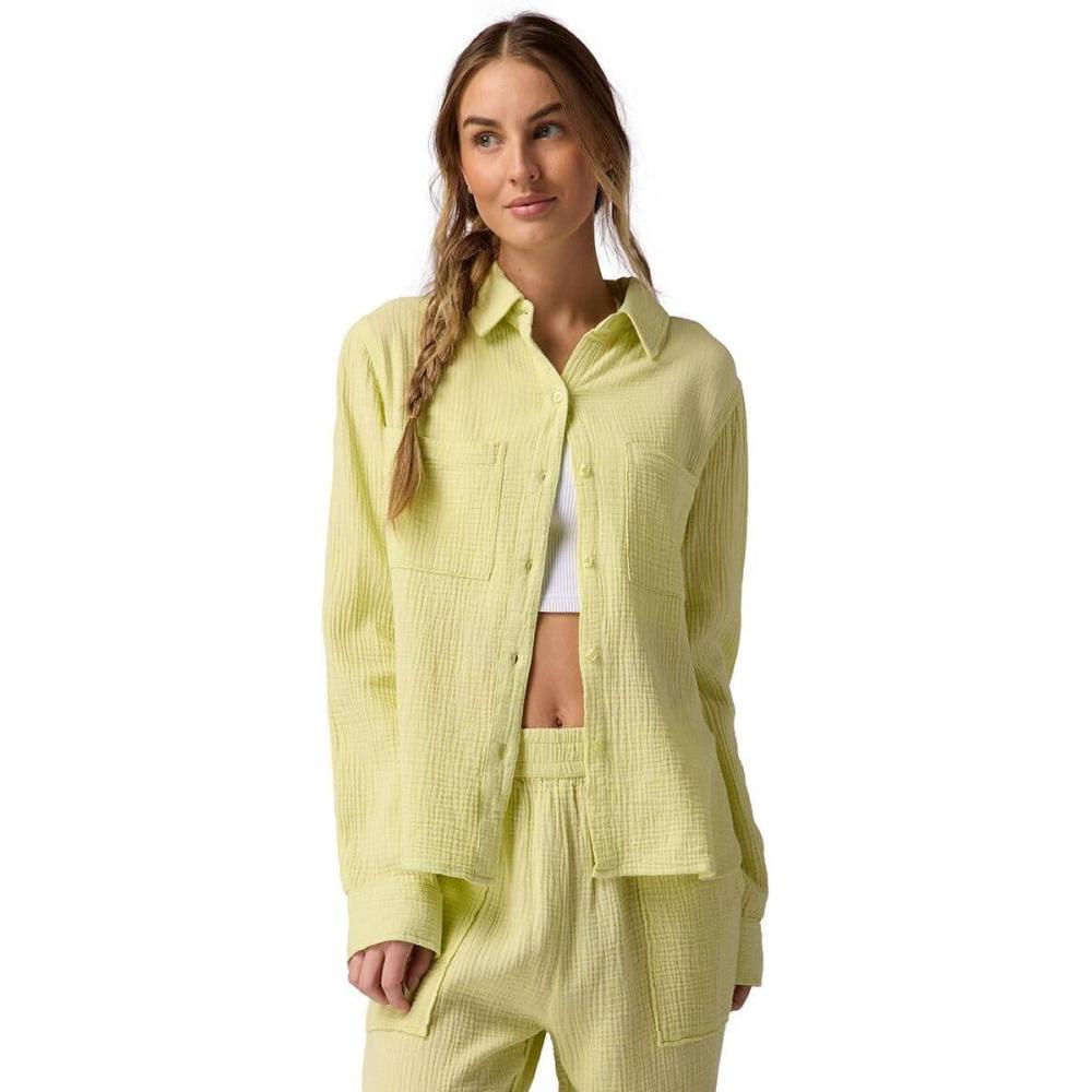 imageBackcountry Cotton Gauze LongSleeve ButtonDown  WomensLuminary