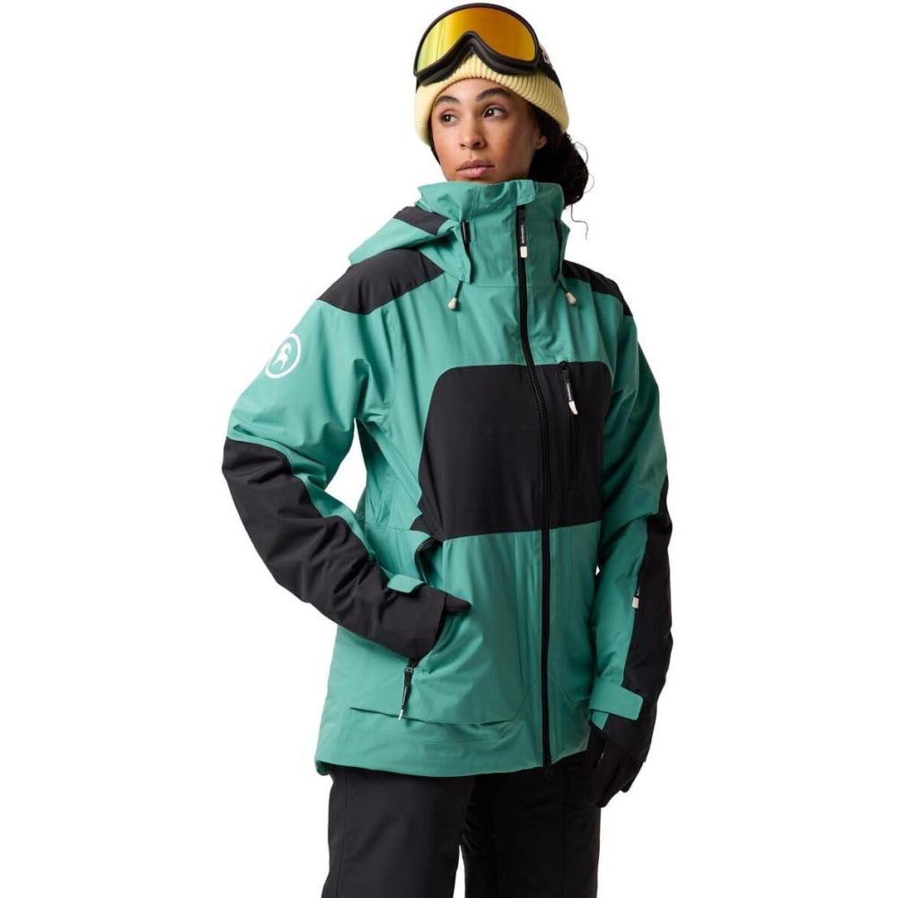 imageBackcountry CrestCruiser Insulated Jacket  WomensGearhead GreenPatchart Lining