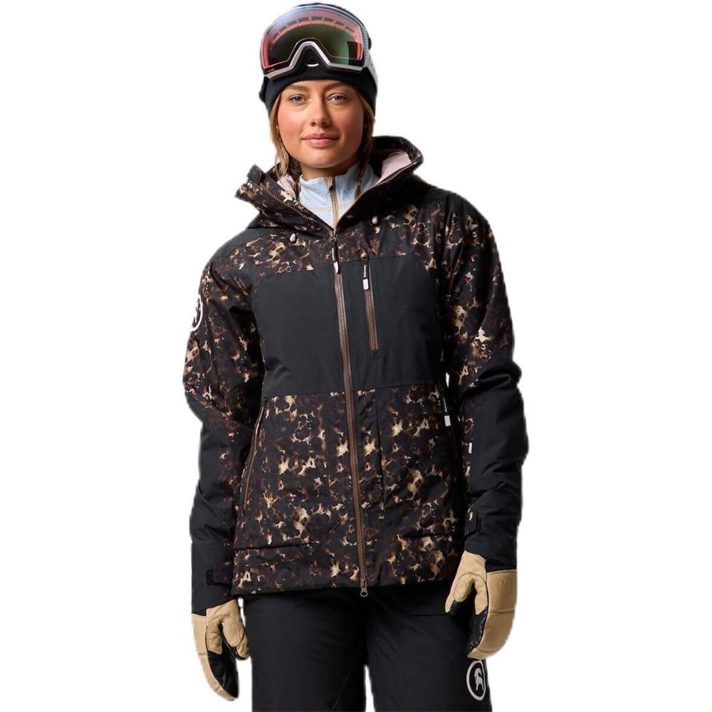 imageBackcountry CrestCruiser Insulated Jacket  WomensLeoportoise PrintBlack