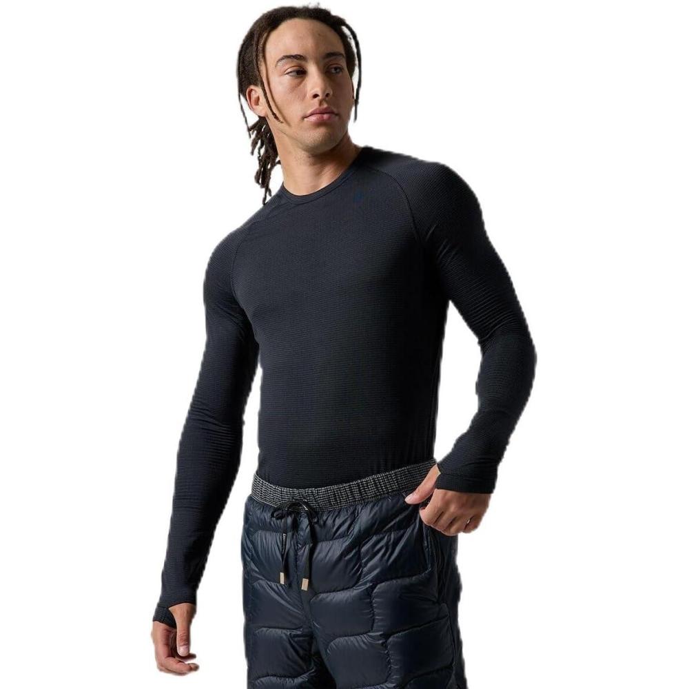 imageBackcountry Pines Microgrid UltraLT Baselayer Crew Top MensBlack