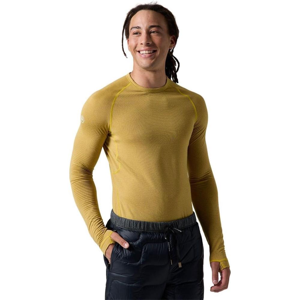 imageBackcountry Pines Microgrid UltraLT Baselayer Crew Top  MensHot Spot