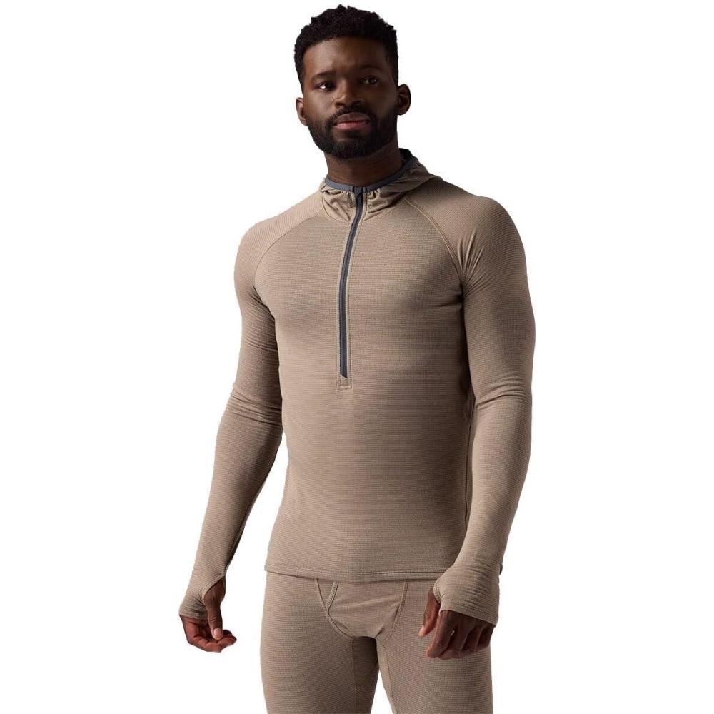 imageBackcountry Pines Microgrid UltraLt Baselayer 12Zip Scuba Top  MensFallen Rock