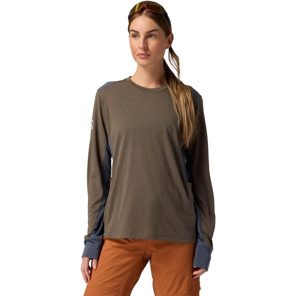 imageBackcountry Slickrock Drirelease LongSleeve Tech TShirt  WomensKalamataTurbulence