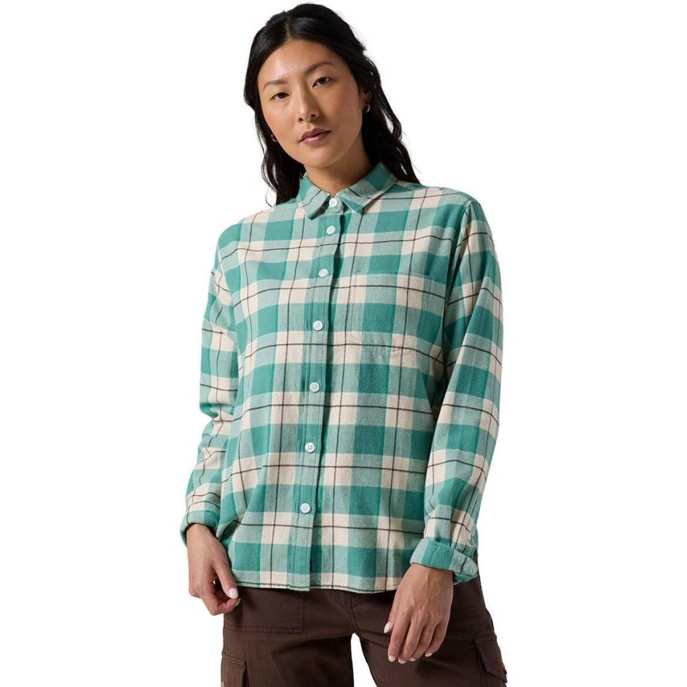 imageBackcountry Venture Classic Flannel Shirt  WomensEgret Drifter Plaid