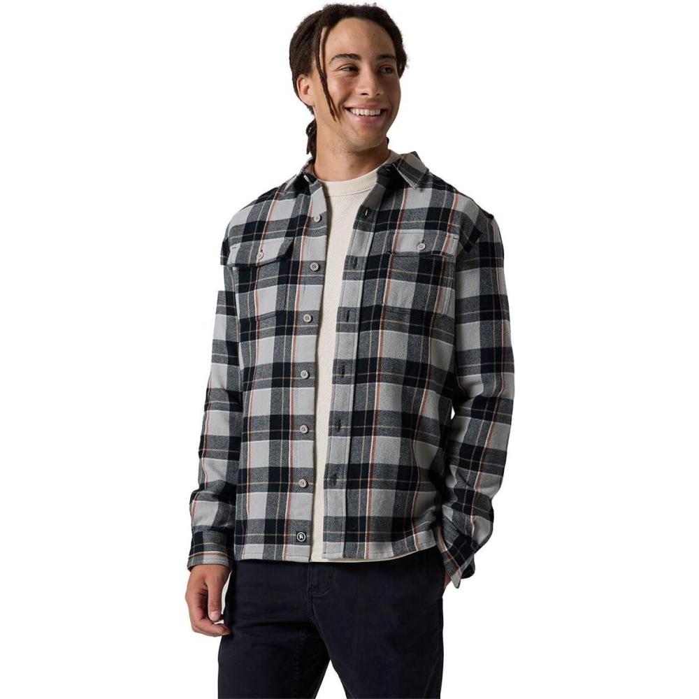 imageBackcountry Venture Midweight Flannel Shirt  MensGoat Gray Drifter Plaid