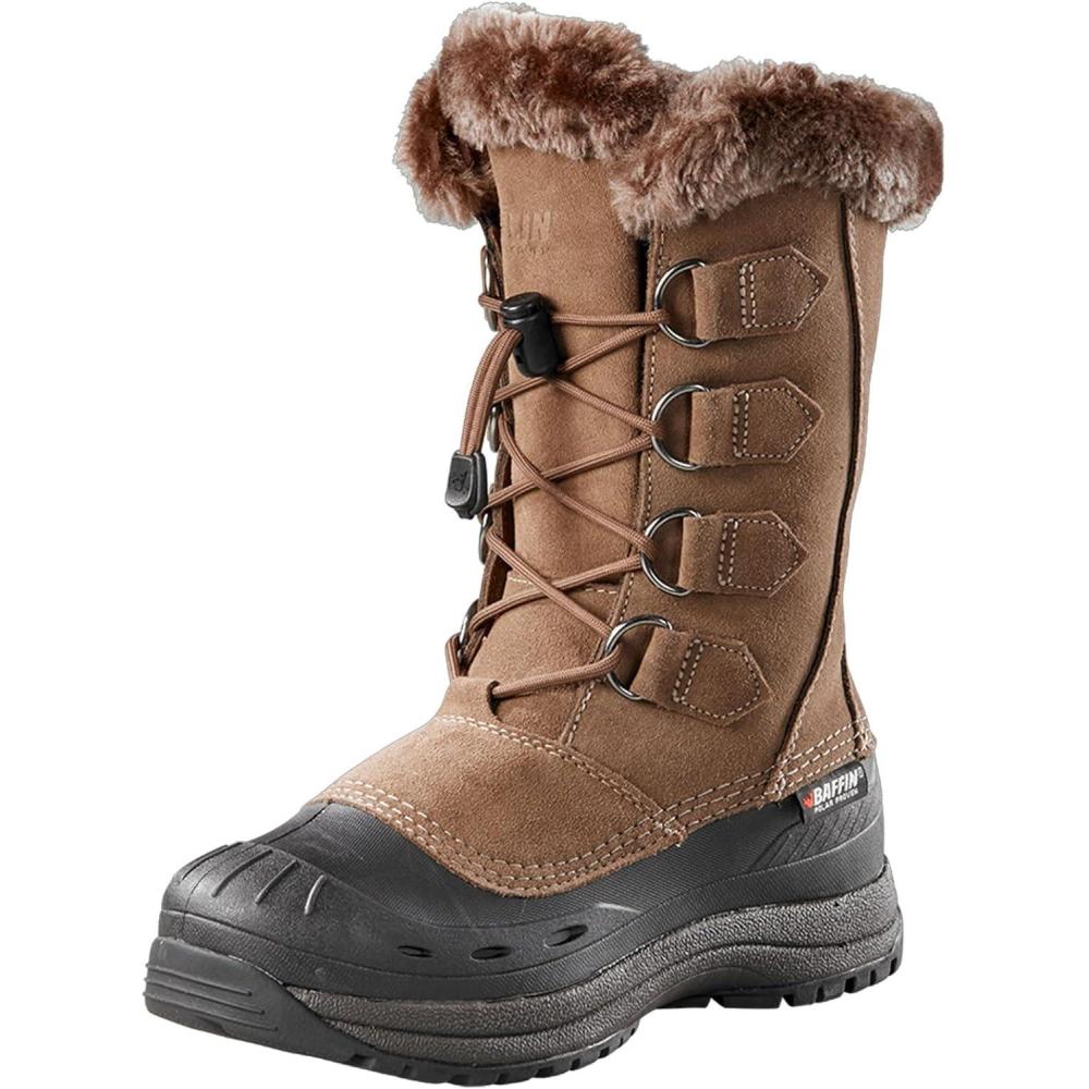 imageBaffin Chloe Womens Boots Mid Height for snowcovered terrainsTaupe