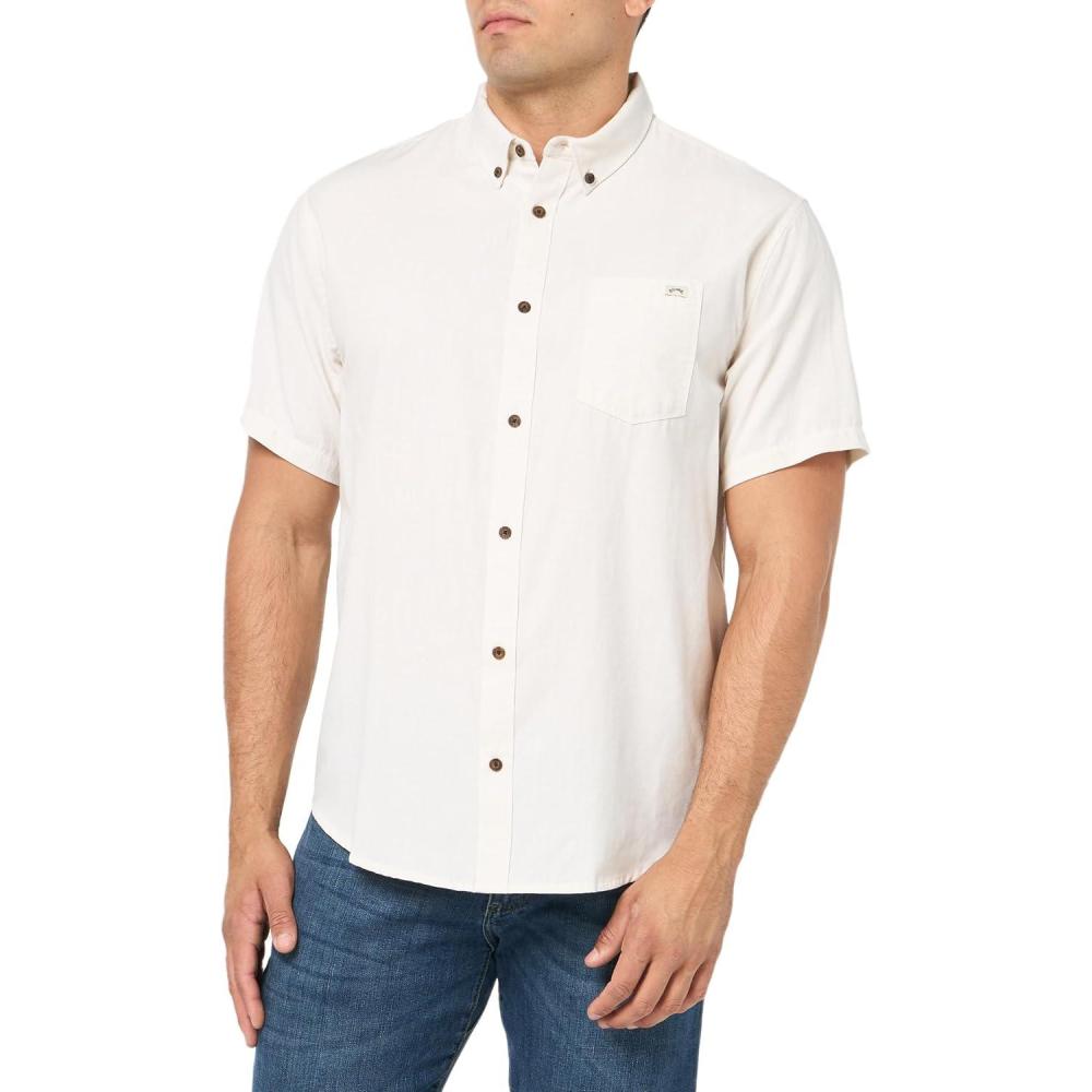 imageBillabong Mens Classic Sundays Woven Short Sleeve ShirtChino