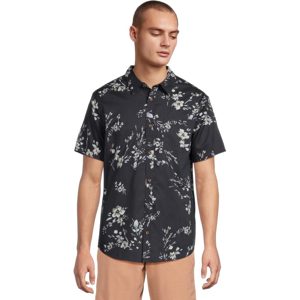 imageBillabong Mens Classic Sundays Woven Short Sleeve ShirtDark Navy